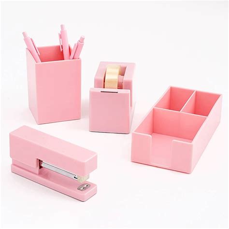 Westelm.com has been visited by 100k+ users in the past month Blush Office Supply Desk Set | Desk set, Desk tray, Desk