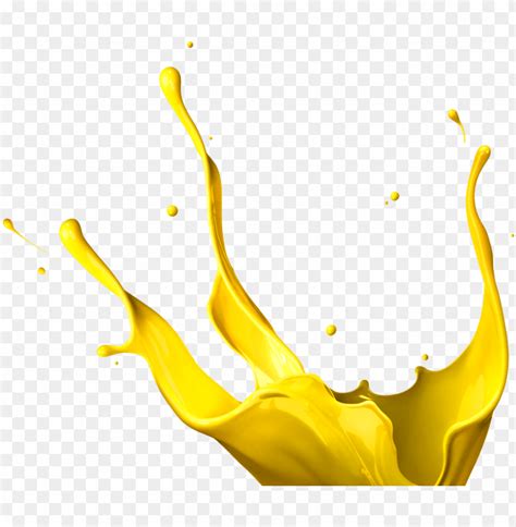 Free Download Hd Png Yellow Color Splash Png Transparent With Clear