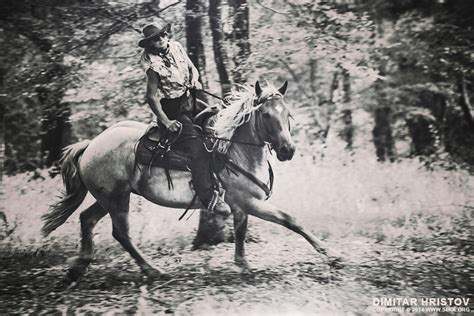 Cowboy Woman Riding In The Forest 54ka Photo Blog