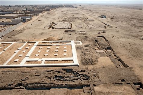 The Ruins At The Site Of Amarna Formally The Lost City Of Akhetaten