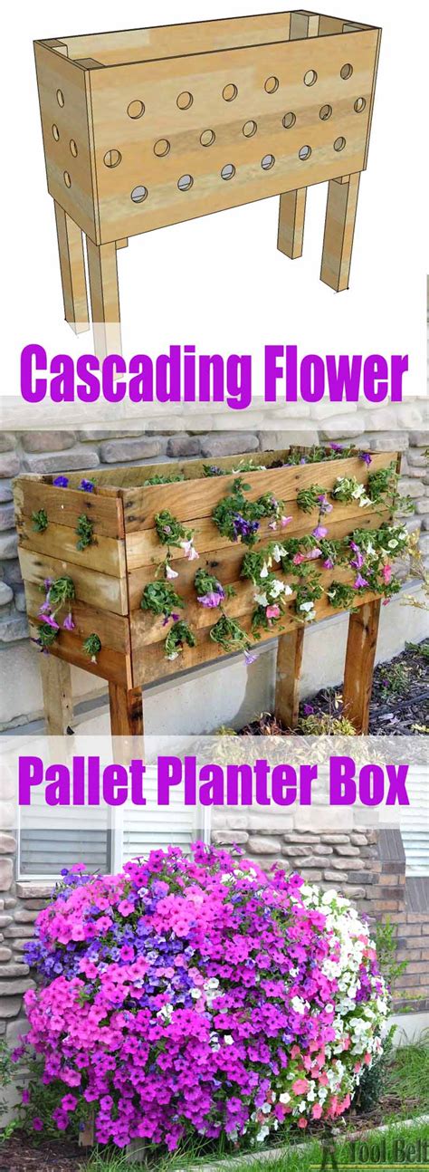 5) pallet monogram mounted flower planter. 19 Inspiring DIY Pallet Planter Ideas | Homelovr