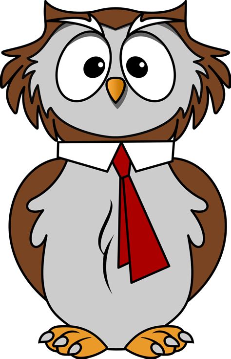 Creative Clipart Owl รูป การ์ตูน สัตว์ น่า รัก Png Download Full