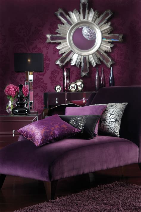 bedroom accessories purple