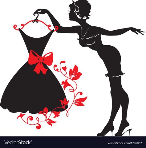 Pin Up Girl Silhouette Svg