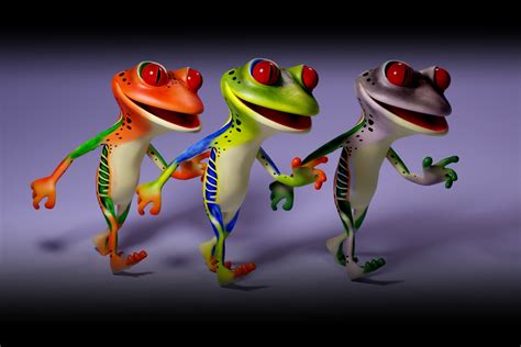 Toon Humanoid Frog Pbr 3d 动物 Unity Asset Store
