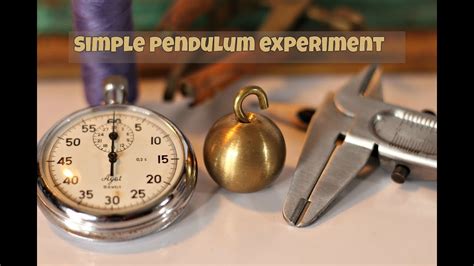 Physics Practical Simple Pendulum Experiment Youtube