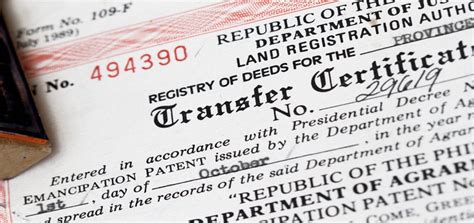 In malaysia, there are 3 types of land titles: Here's How to Transfer Land Titles in the Philippines | Lamudi