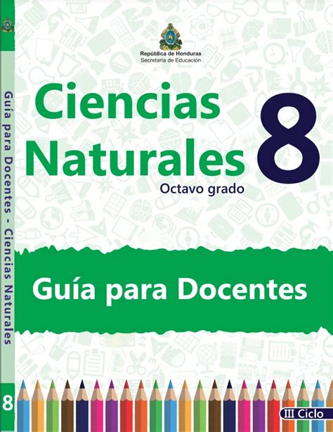 Ciencias Naturales Octavo Grado 【2023】 Libros De Honduras
