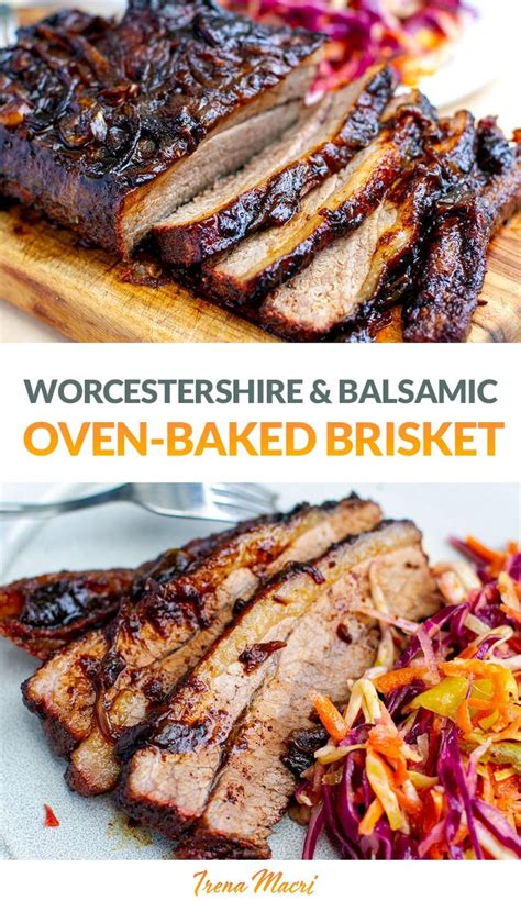 Bbq beef brisket cooked over a slow, smoky fire? Oven-Cooked Brisket With Worcestershire & Balsamic ...