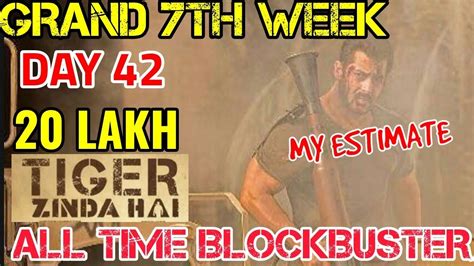 TIGER ZINDA HAI BOX OFFICE COLLECTIONS DAY INDIA MY ESTIMATE