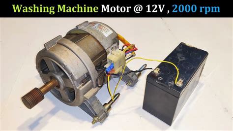 Run A V Washing Machine Motor At V Dc Ups Battery Full Explanation Wiring