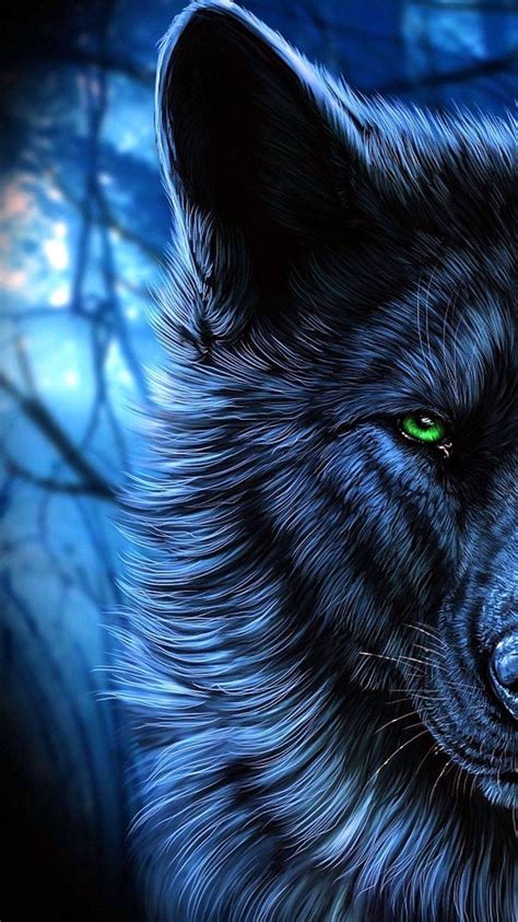 Black Wolf 3d Wallpapers Top Free Black Wolf 3d Backgrounds