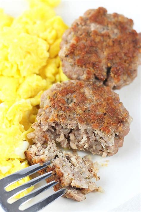Homemade Breakfast Sausage Patties Or Crumbles Now Cook This