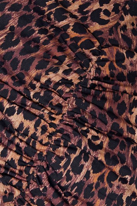 Solid And Striped The Lucia Ruched Leopard Print Swimsuit Sale Up To 70