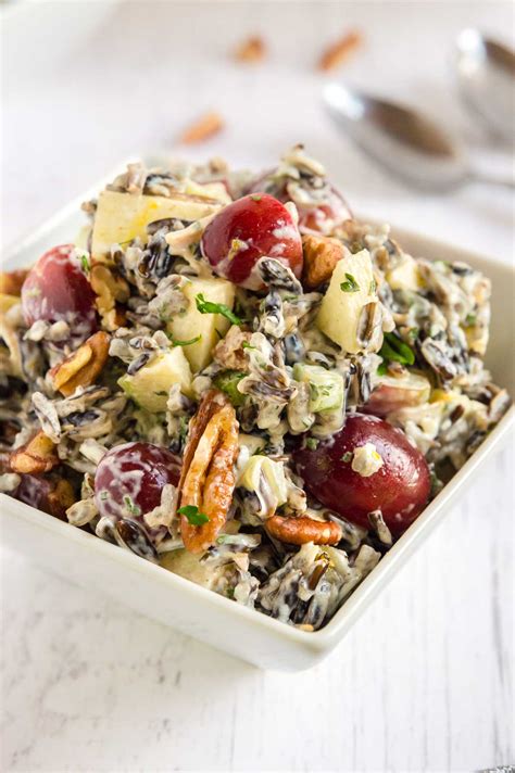 Wild Rice Salad Make Ahead Thanksgiving Side West Via Midwest