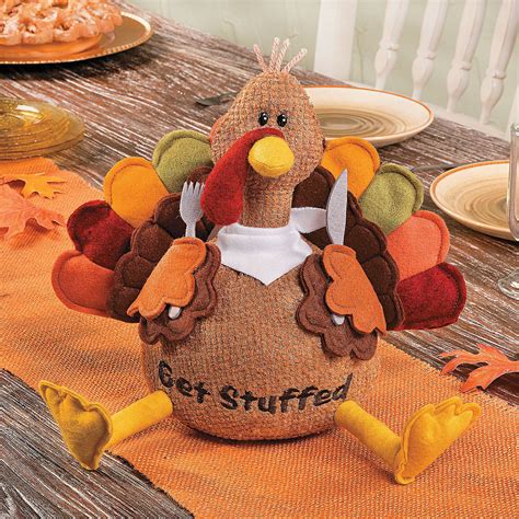Plush “get Stuffed” Turkey Thanksgiving Crafts