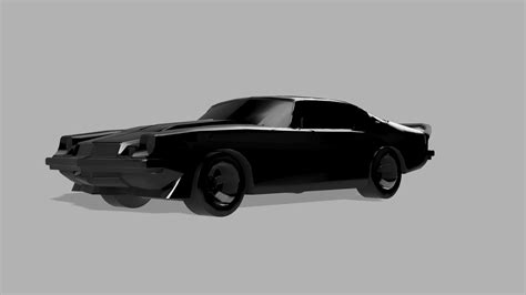 Chevrolet Camaro 1977 Print In Place By Calebtimoteo Download Free