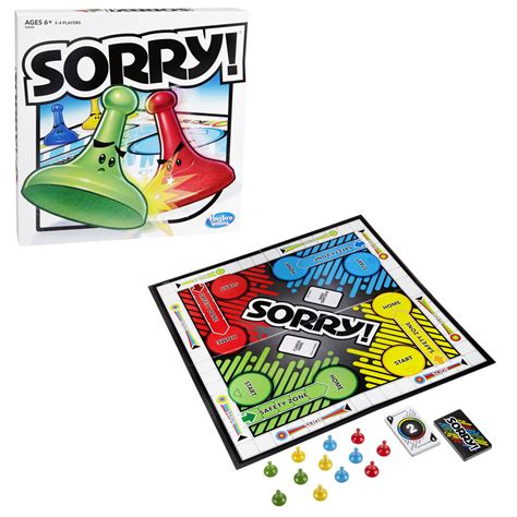 Sorry Board Game Ages 6 And Up For 2 To 4 Players