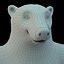 Cartoon Bear Polar Character Naked D Max