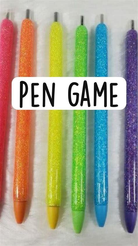 Game To Play With Friends Pens Game Fun Sleepover Ideas Things To