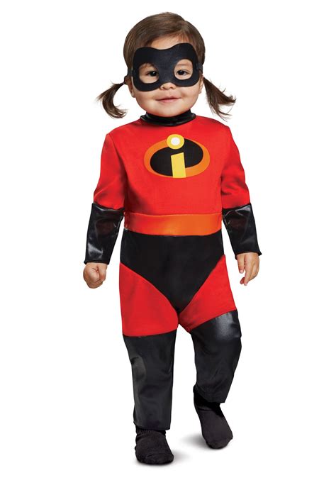 Incredibles 2 Infant Violet Jumpsuit Costume With Skirt
