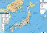 The ōu mountains run throughout much of the region and the climate in tōhoku is fairly cold. Physical Map of Japan - Ezilon Maps