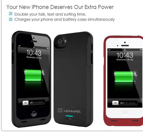 Lenmar Meridian Iphone 5 Battery Case Announced Ubergizmo