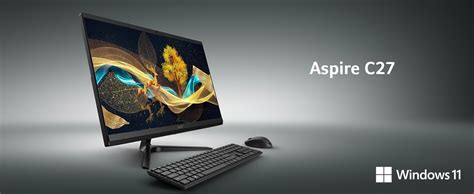 Acer Aspire C27 1700 Ua91 Aio Desktop 27 Full Hd Ips