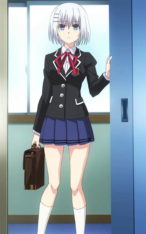 Anime Anime Mädchen Date A Live Tobiichi Origami Kurzes Haar