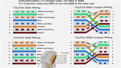 Pinout diagrams and wire colours for cat 5e, cat 6 and cat 7. cat6 rj45 connector color code | Colorpaints.co