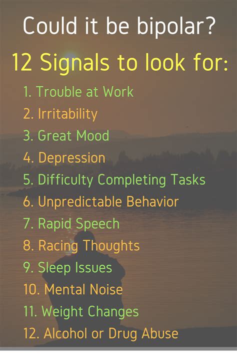 Bipolar disorder, formerly known as manic depression, is a mental disorder that causes extreme highs and lows in mood known as mania and depression. 12 Signals That Point to Bipolar Disorder