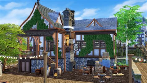 Laznye Sims 4 Medieval Tavern 95 255 20 X 15 No