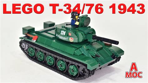 Lego T 3476 Tank Mod 1943 Stamped Turret My Set Review A Moc Youtube