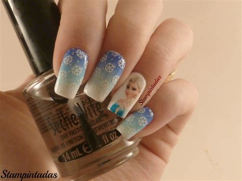 Elsa Frozen Nails Frozen Nails Nail Art Nails