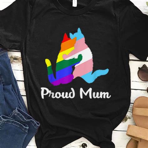 Official Proud Mum Lgbt Gay Pride Month Rainbow Flag Shirt Hoodie