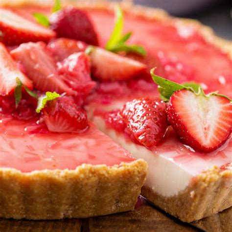 Keto Strawberry Rhubarb Cheesecake · Fittoserve Group