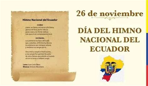 Historia Del Himno Nacional Del Ecuador 2023 Ecu11