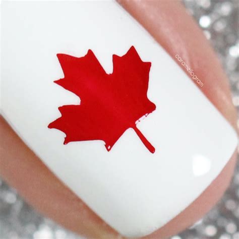 Oh Canada Cjslc 09 Steel Nail Art Stamping Plate Clear Jelly Stamper