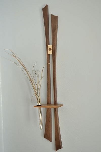 Tower Shelf By Steve Uren Wood Wall Sculpture Artful Home Wood