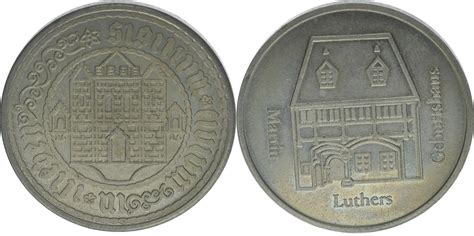 Deutschland Medaille ohne Jahr Luther Geburtshaus vz | MA-Shops