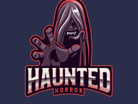 Placeit Horror Gaming Logo Template With A Haunted Creature Graphic
