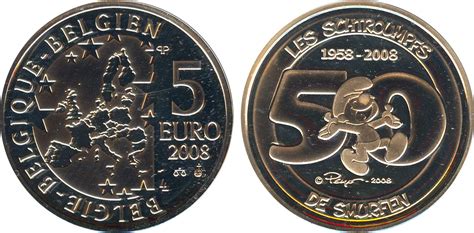 Home › euro full matches › euro 2008. Belgien - 5 Euro - 2008 - S 254 - KM 270 - 50 Jahre ...