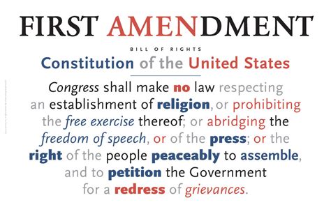 first amendment poster