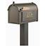 Whitehall Premium Mailbox Package With Side Address Plaques