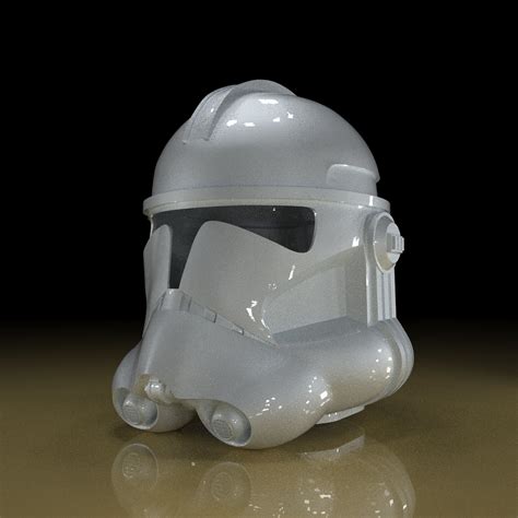 Clone Trooper Helmet Life Size 3d Model Ready For 1