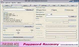 ZIP RAR ACE Password Recovery  Télécharger gratuitement la dernière