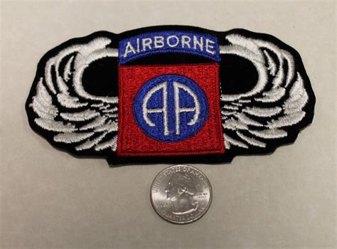 82nd Airborne Division Large Army Jacket Patch Rolyat Military