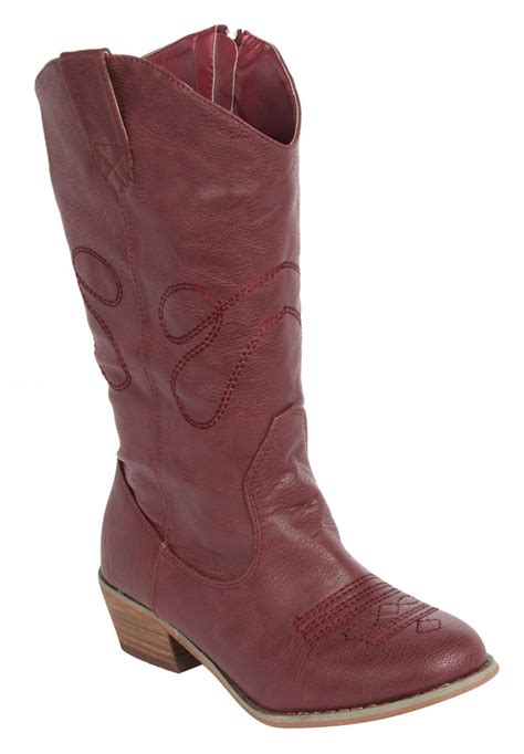 Comfortview® Parker Western Wide Calf Boot Boots Wide Calf Boots