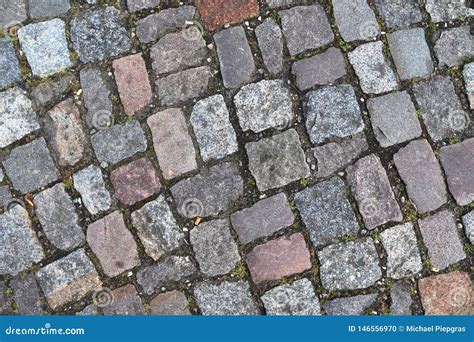 Detailed Close Views On Cobblestone Streets And Sidewalks In Different
