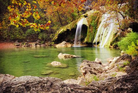 Turner Falls In Autumn Photograph By Iris Greenwell